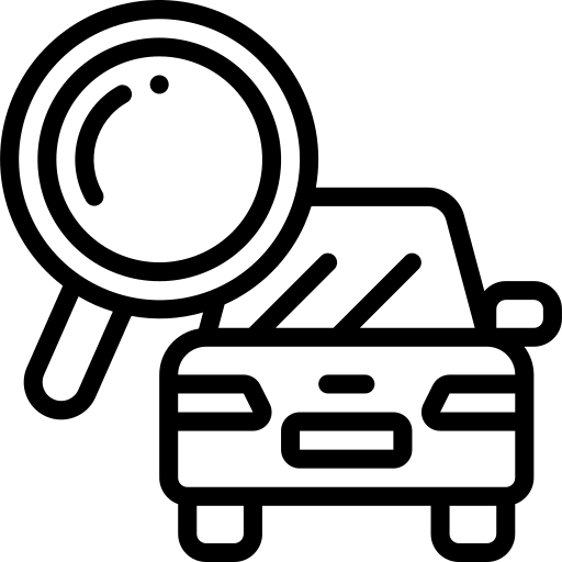 Magnifying glass search icon